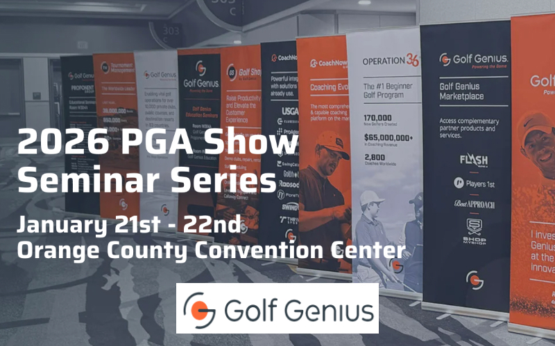 Golf Genius 2026 PGA Show Seminar Series