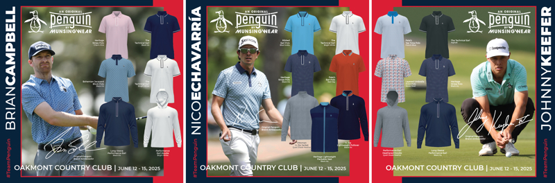Original Penguin Trio Bring Iconic Style To The US Open