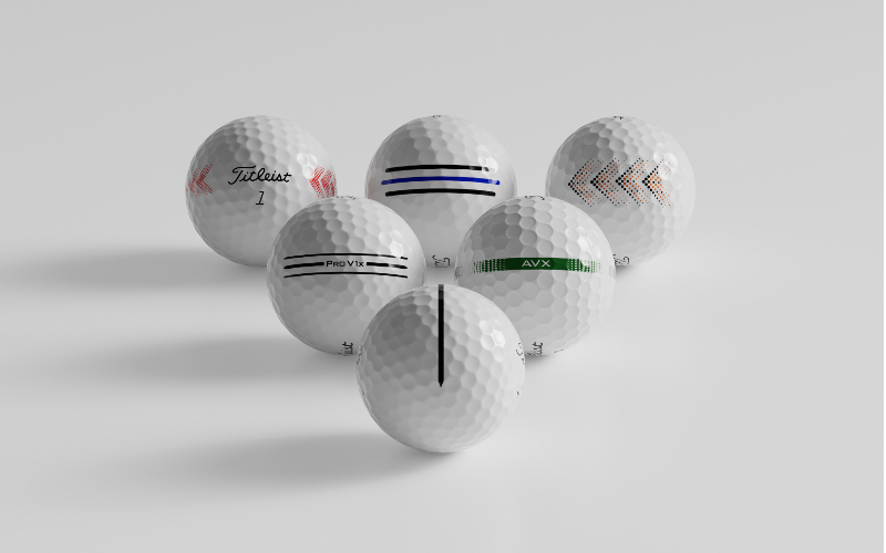 Titleist Introduces New AIM Designs for AVX, Tour Soft, Velocity and TruFeel Golf Balls