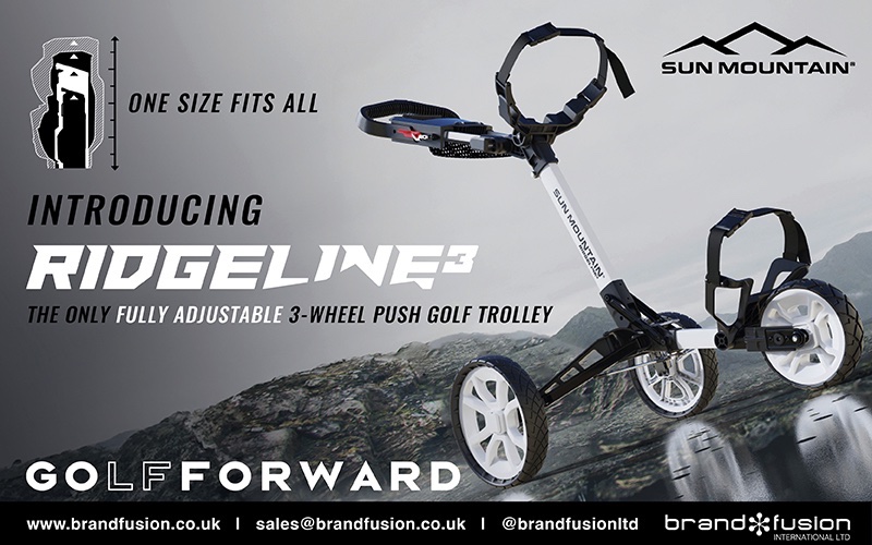 Sun Mountain Rolls Out First Ever Fully Adjustable Three-Wheel Push Golf Trolley