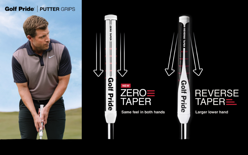 Golf Pride Unveils ZERO TAPER Putter Grips